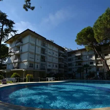 Great With Huge Terrace In A With Common Pool In Lignanoriviera